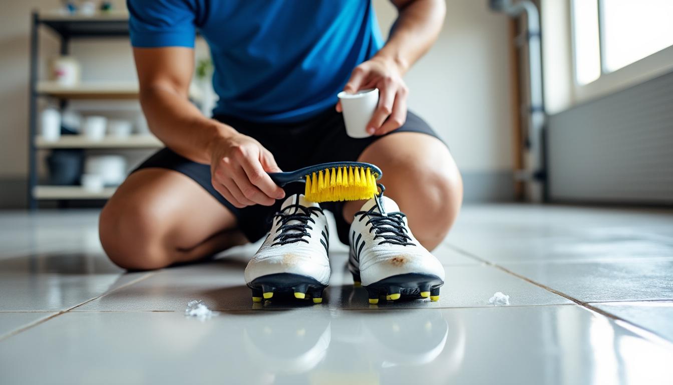 découvrez les étapes essentielles pour bien nettoyer vos crampons de foot et les erreurs courantes à éviter afin de prolonger leur durée de vie et d'optimiser vos performances sur le terrain.