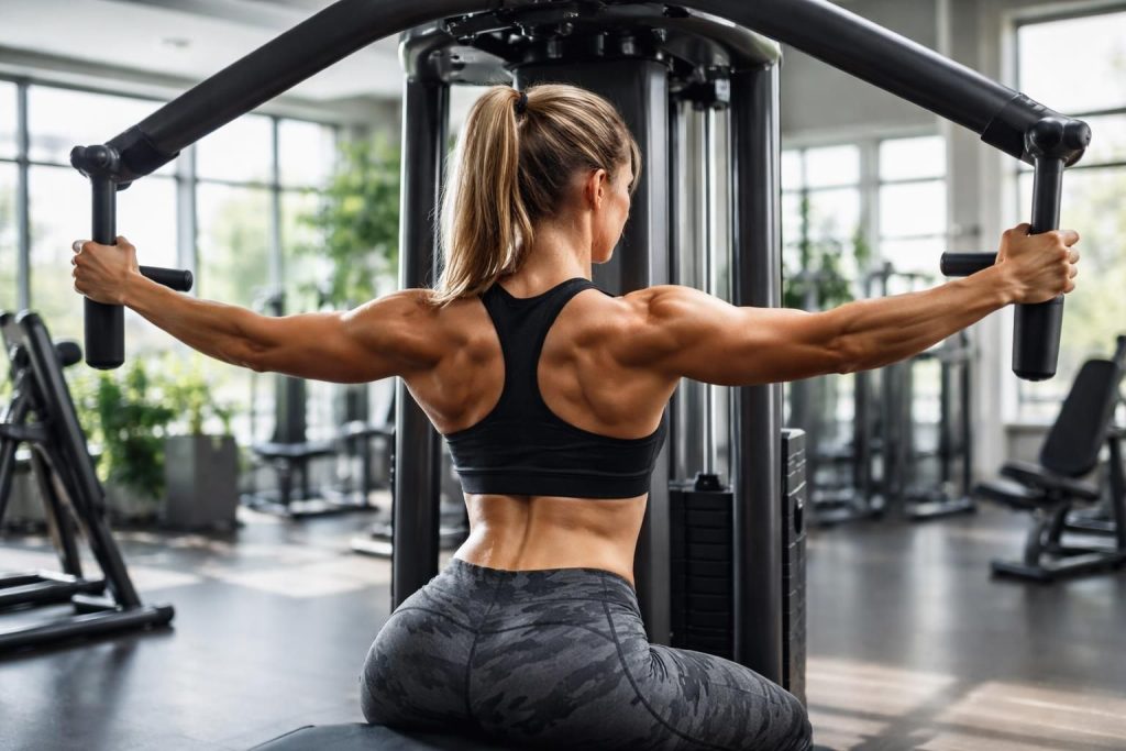 découvrez comment le pec deck inversé peut révéler votre potentiel et transformer votre entraînement en sculptant efficacement vos muscles du dos et des épaules.