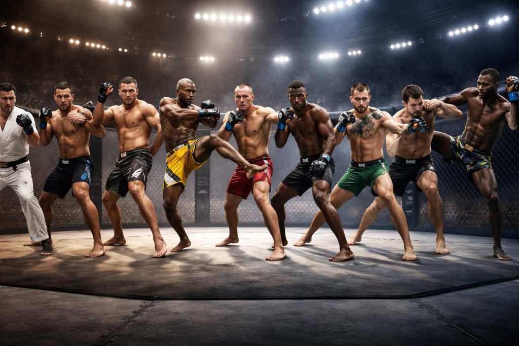 découvrez le top 10 des combattants ufc et suivez l'évolution des techniques de combat au fil des années dans le monde des arts martiaux mixtes.